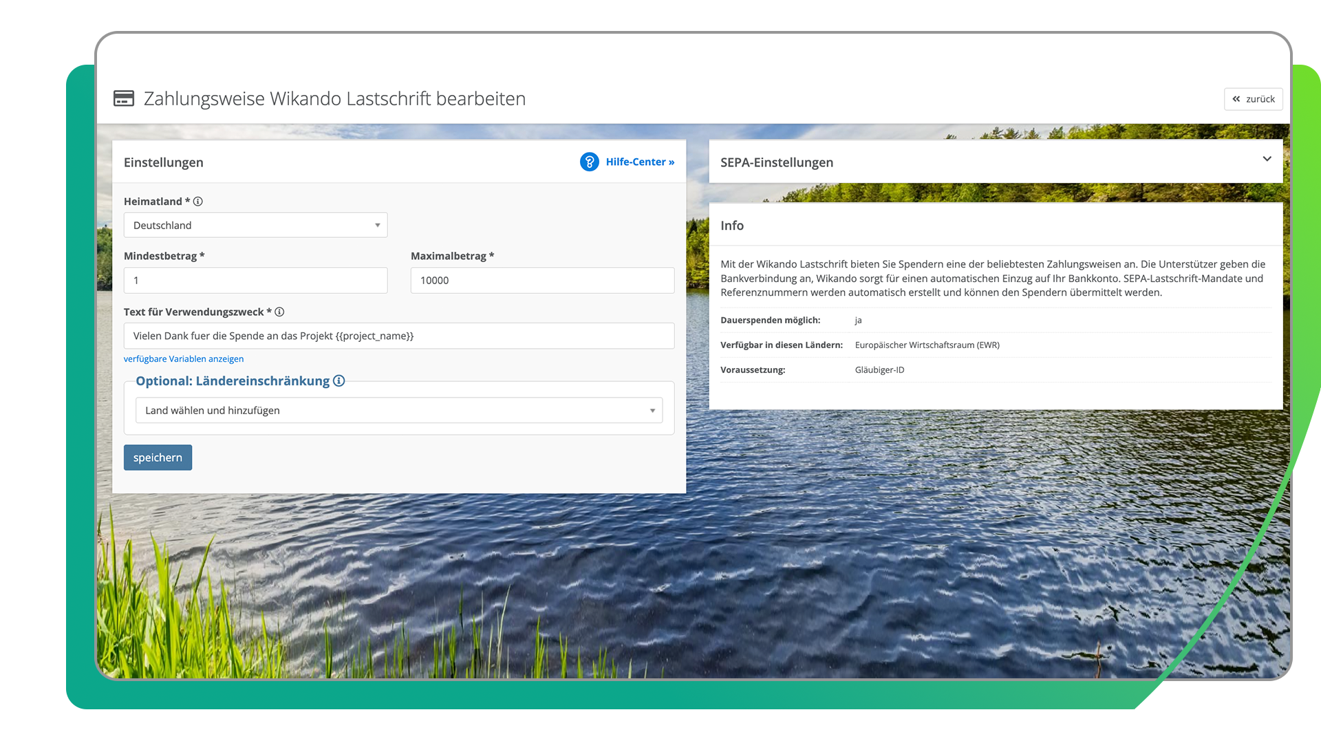 Wikando-Lastschrift-bearbeiten