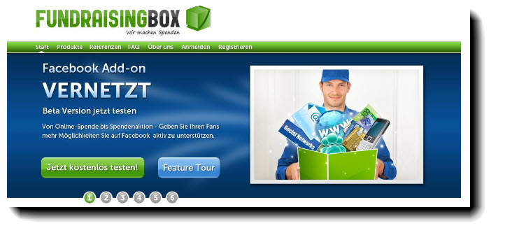 Das erste Spendentool für Facebook.