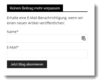 Beispiel: Der Call to Action am FundraisingBox Blog. Hast Du schon? 😉