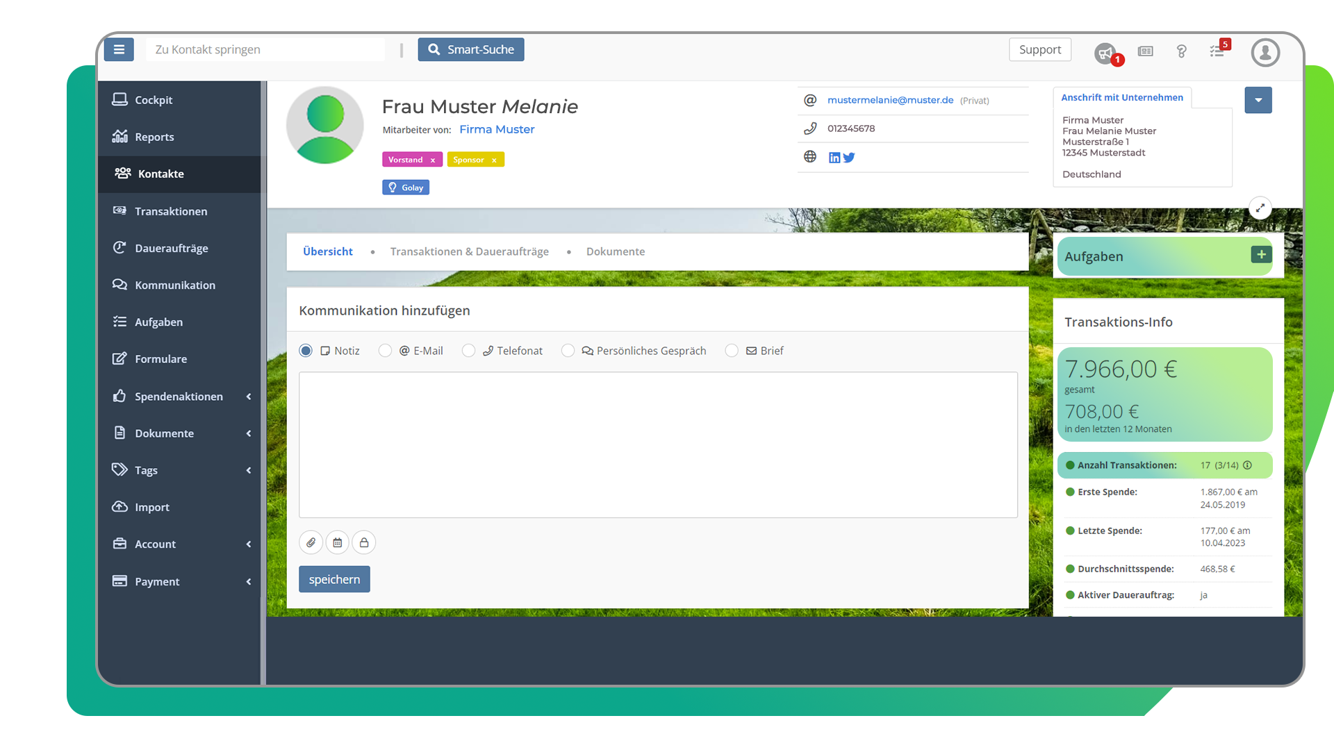 Manage -das CRM für Non Profit Organisationen, zugeschnitten auf Eure Bedürfnisse
