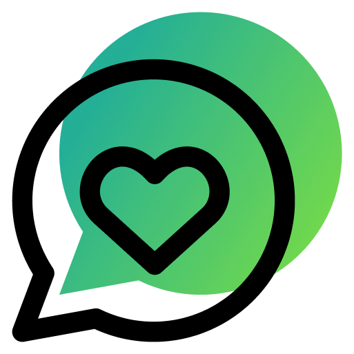 Icon Gesprächsblase mit Herz