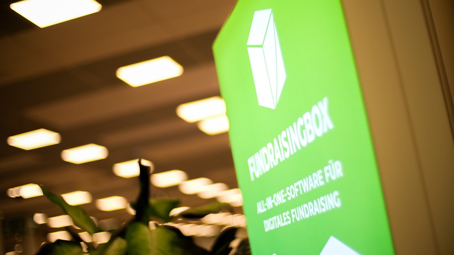 Der Stand der FundraisingBox am DFK 2024