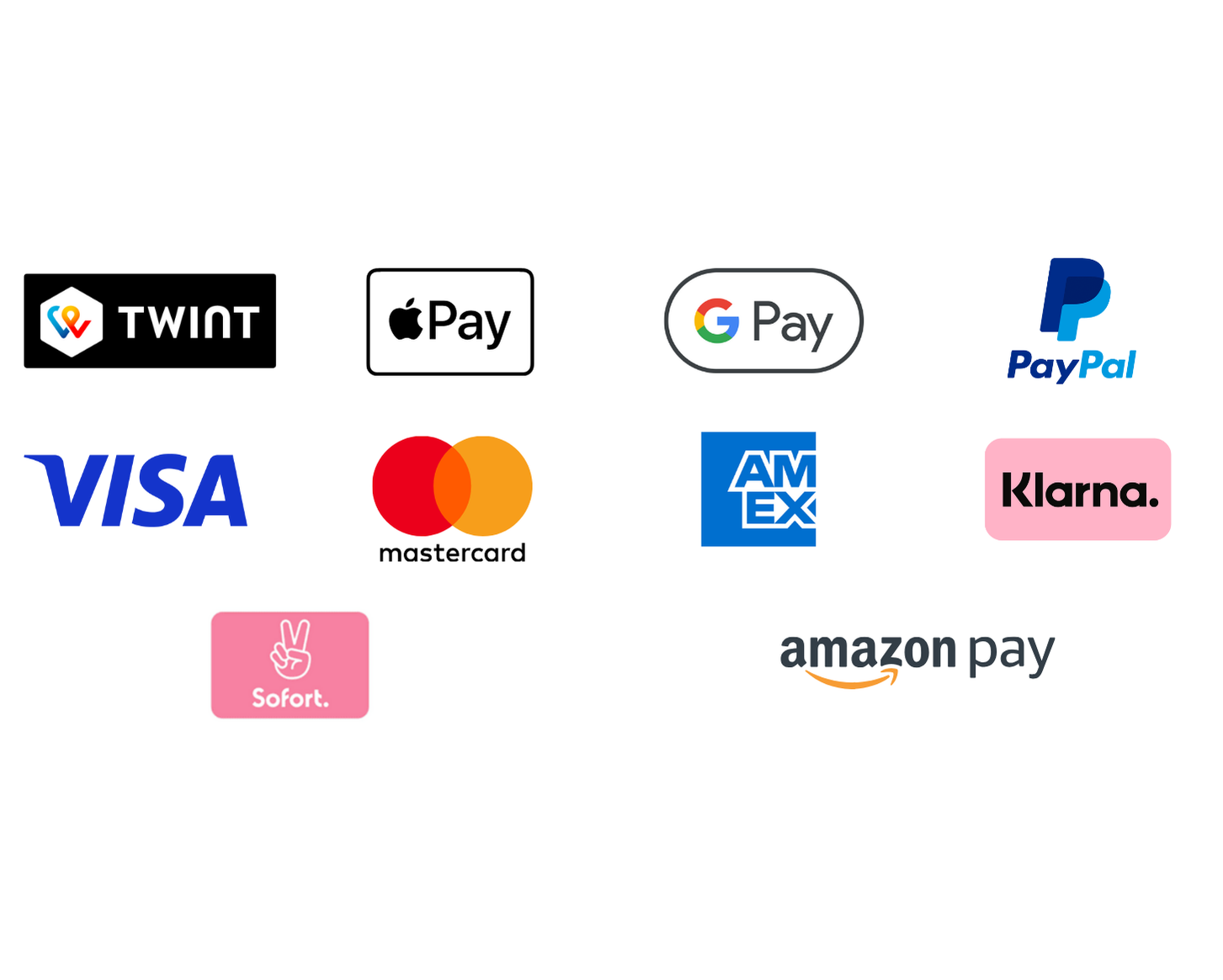 Logos der Zahlungsmethoden mit der FundraisingBox