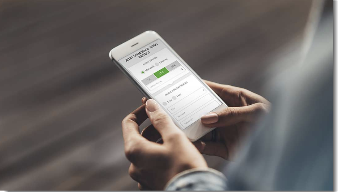 Dein Spendenformular der FundraisingBox bietet dir viele Möglichkeiten zur Gestaltung und ist responsiv