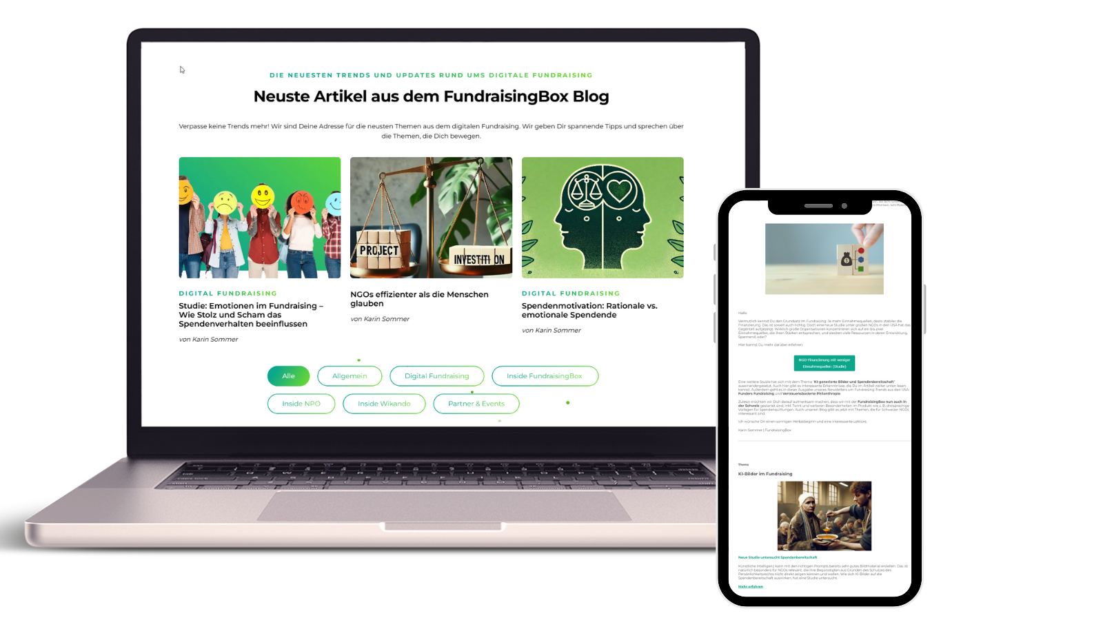 FundraisingBox Newsletter jetzt abonnieren
