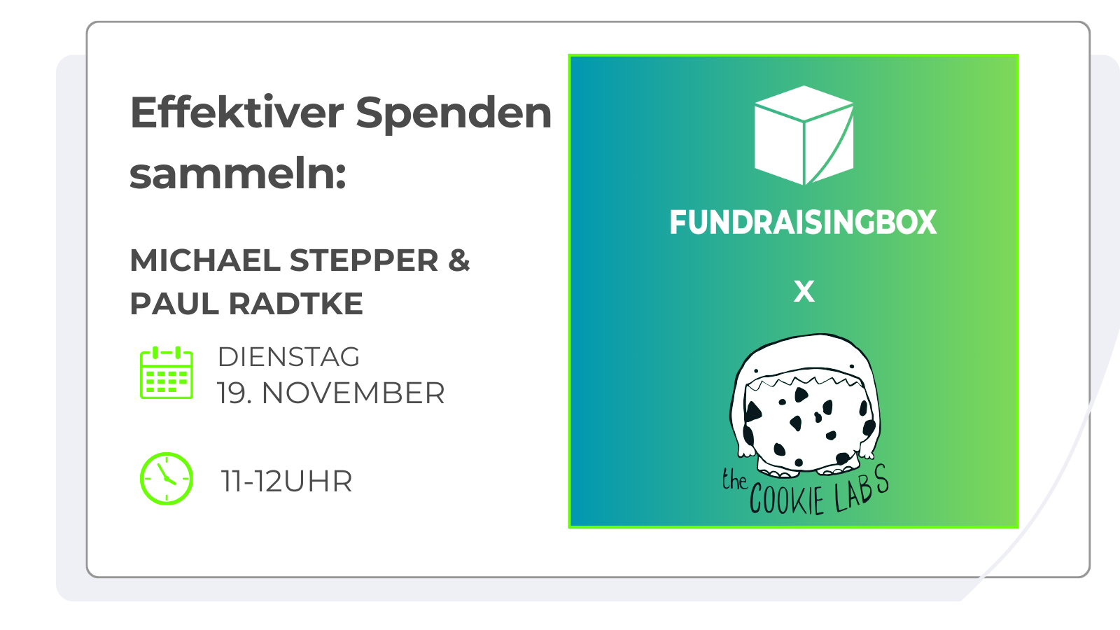 Webinar: Effektiver Spenden sammeln