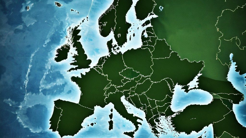 Eine Karte von Europa