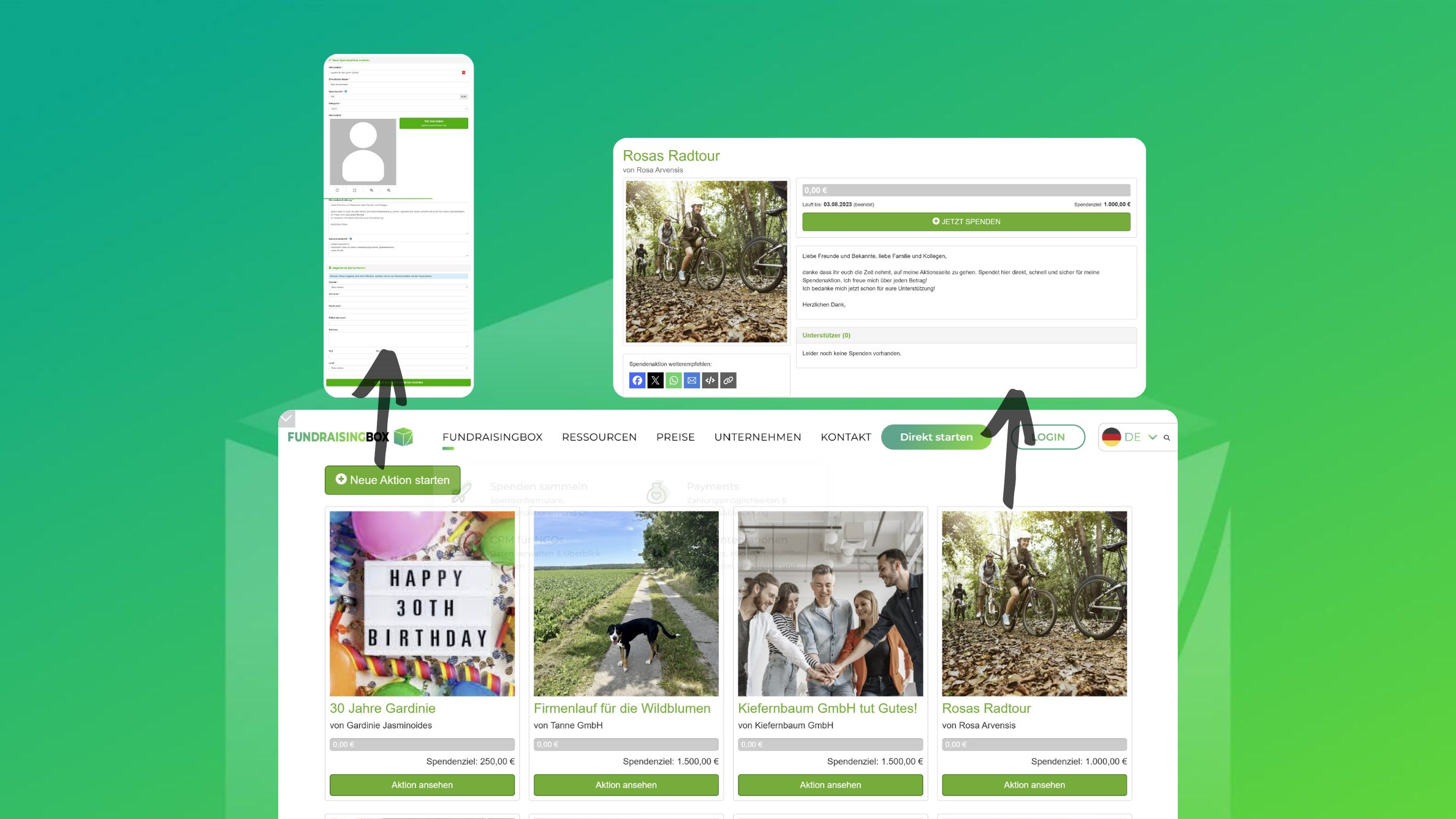 Spendenaktions-Tool-Header-Hero