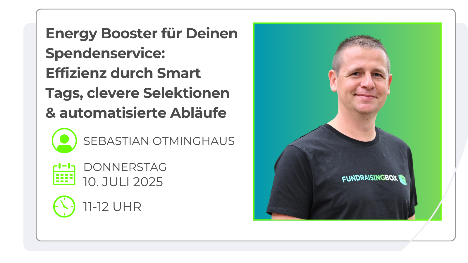 Webinar Spendenbooster