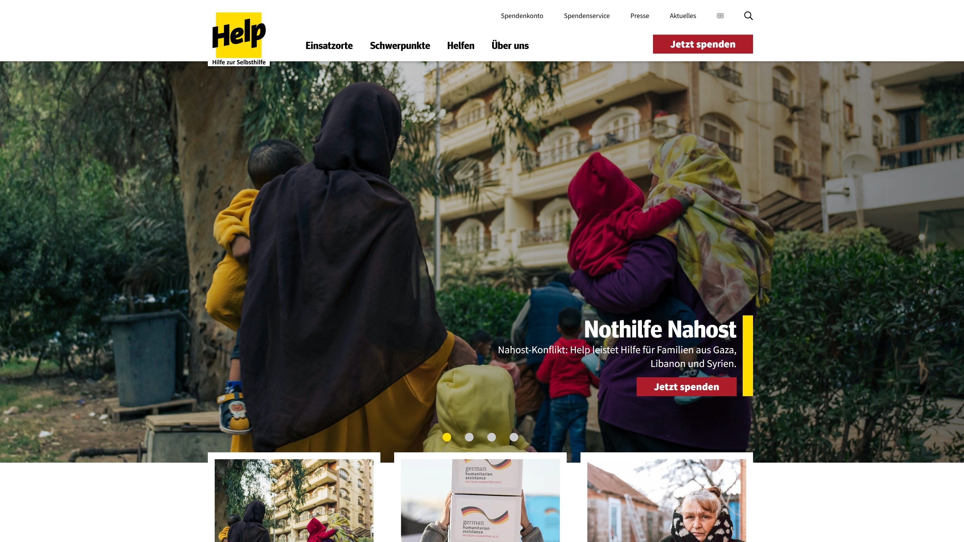 Help Spenden Startseite