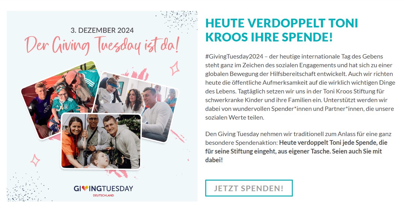 Giving Tuesday Start