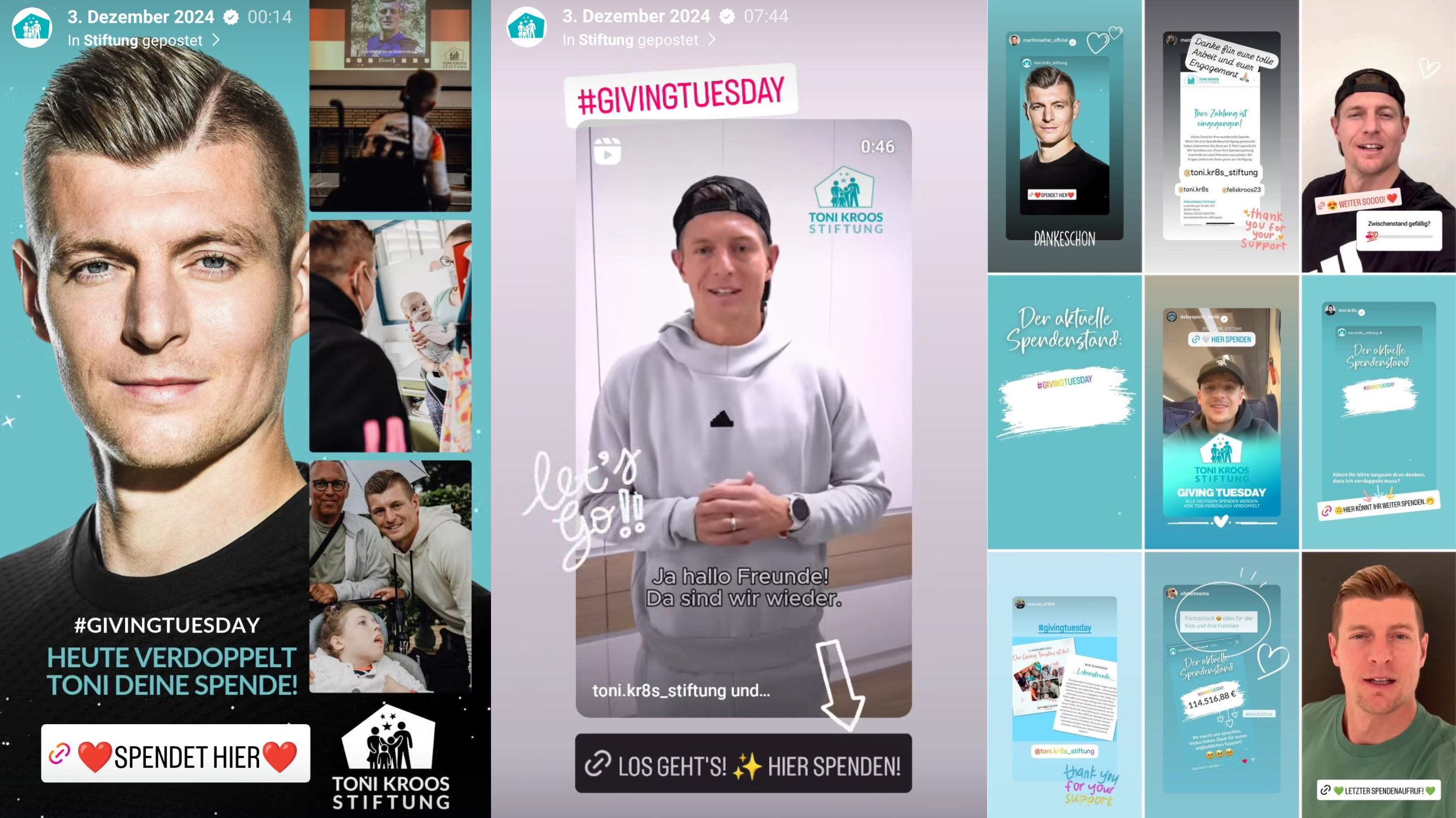 Toni Kroos Stiftung Giving Tuesday
