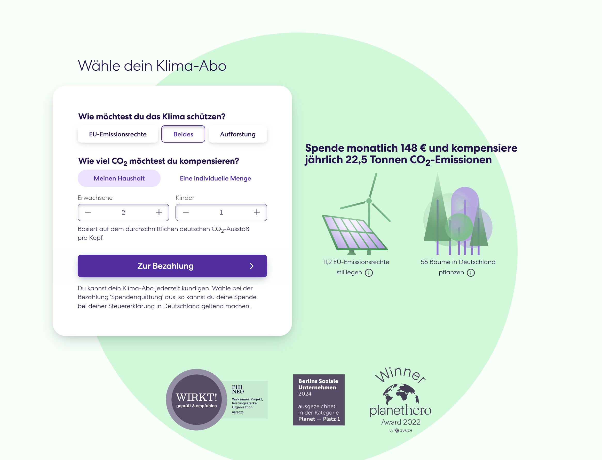 ForTomorrow Klima-Abos