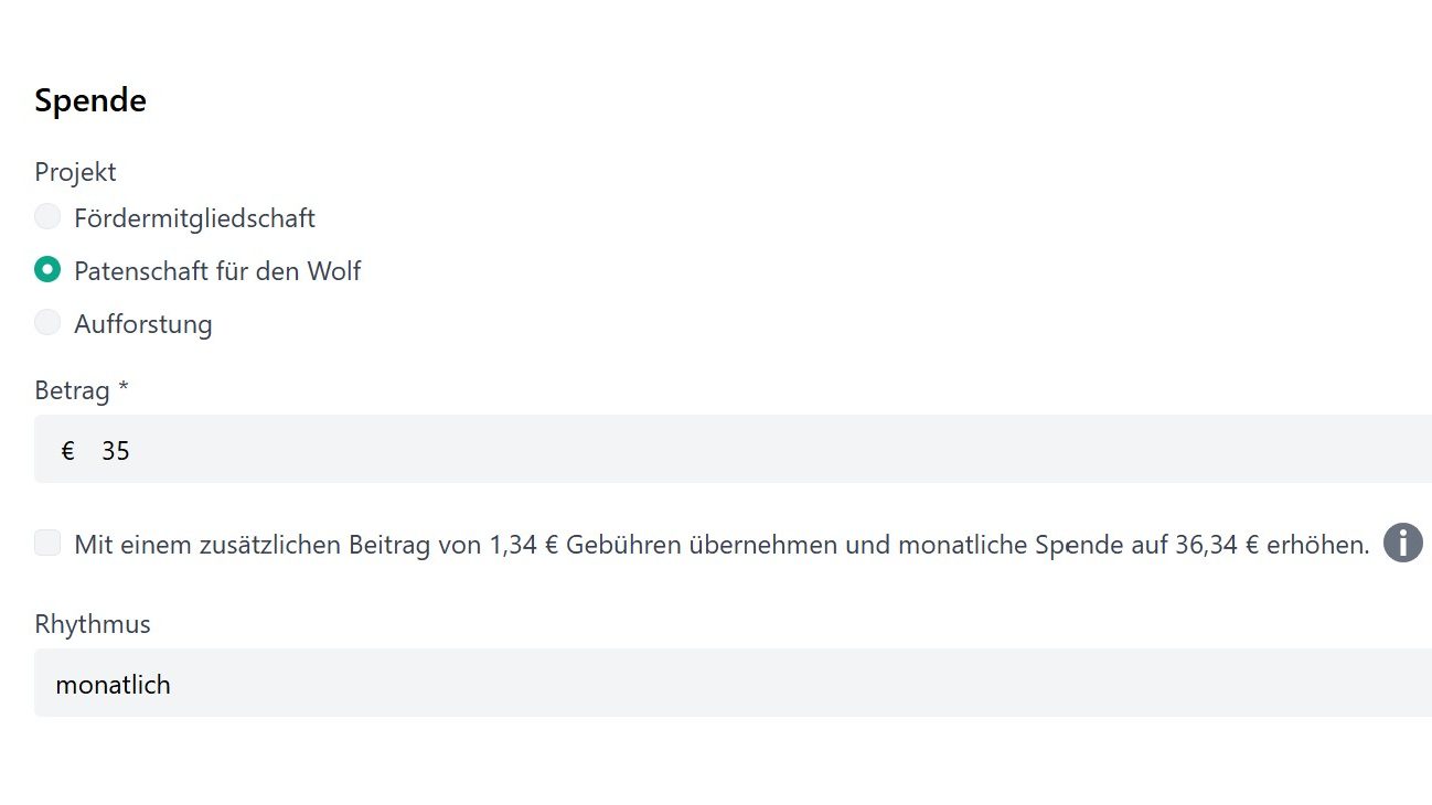Wiederkehrende-Spenden-Formular