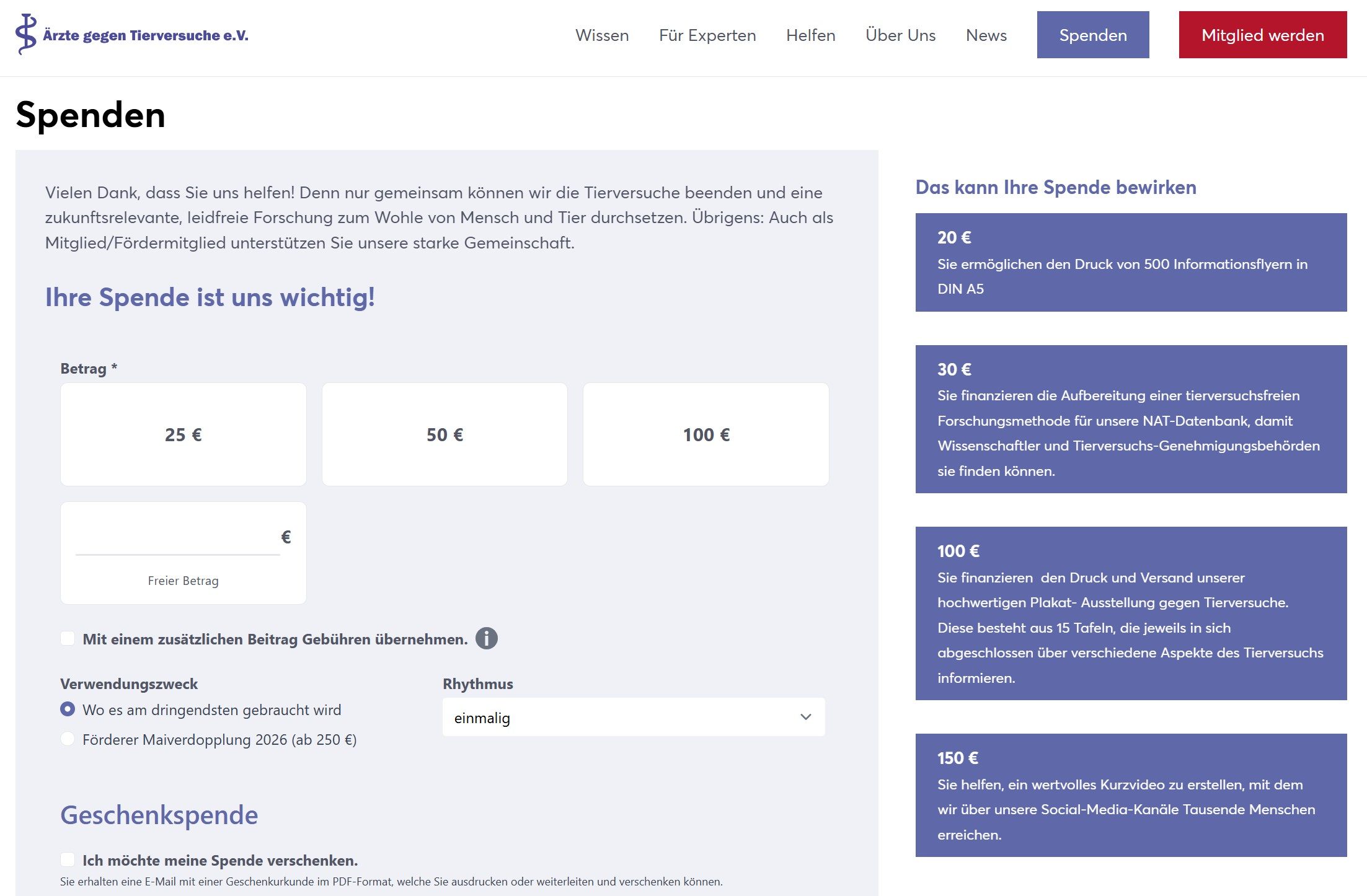 Aerzte-gege-Tierversuche-Formular